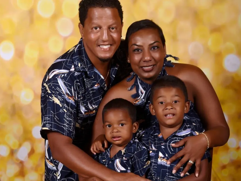 Susie Chaplin and her family.