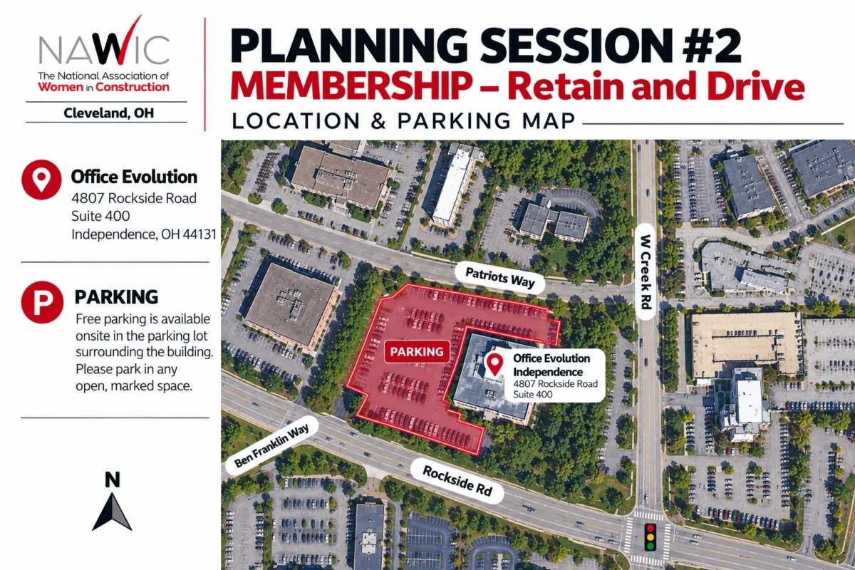 NAWIC Planning Session Parking Map